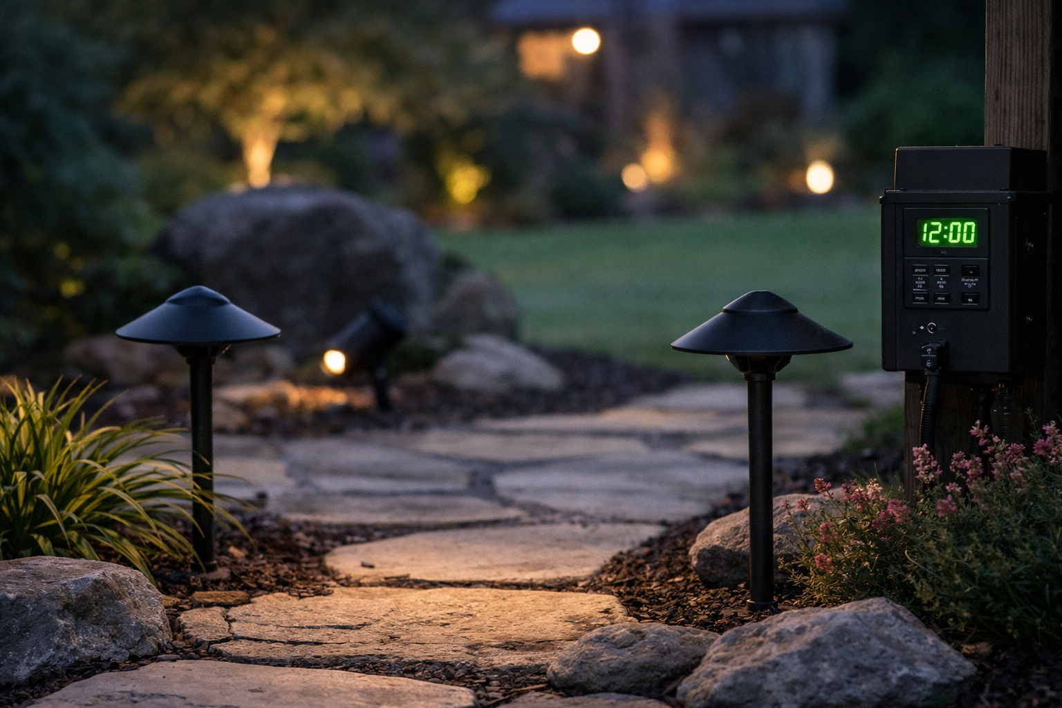 landscape lights not turning on in outdoor low voltage lighting system