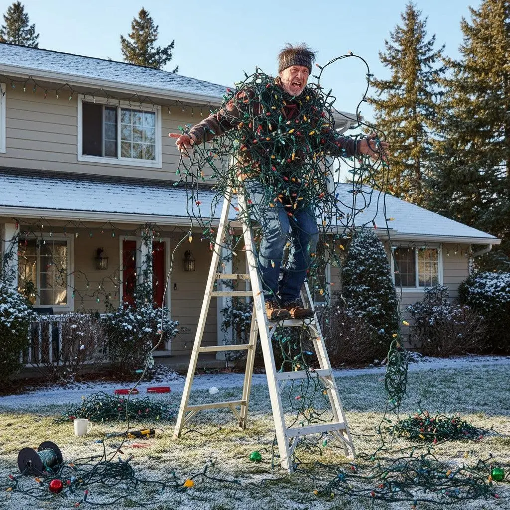 Troubleshooting Christmas lights when half the strand is out